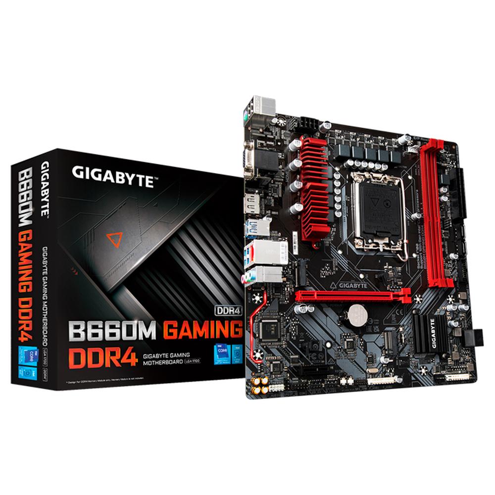 Foto 2 pulgar | Tarjeta Madre Gigabyte B660m Gaming 2x Ddr4 1700 Pcie 4.0 Micro Atx color Negro