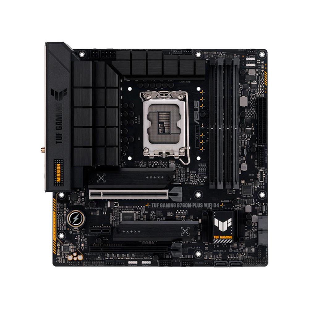 Foto 2 pulgar | Tarjeta Madre Asus Tuf Gaming B760m-plus Wifi Ddr4 1700 Matx color Negro