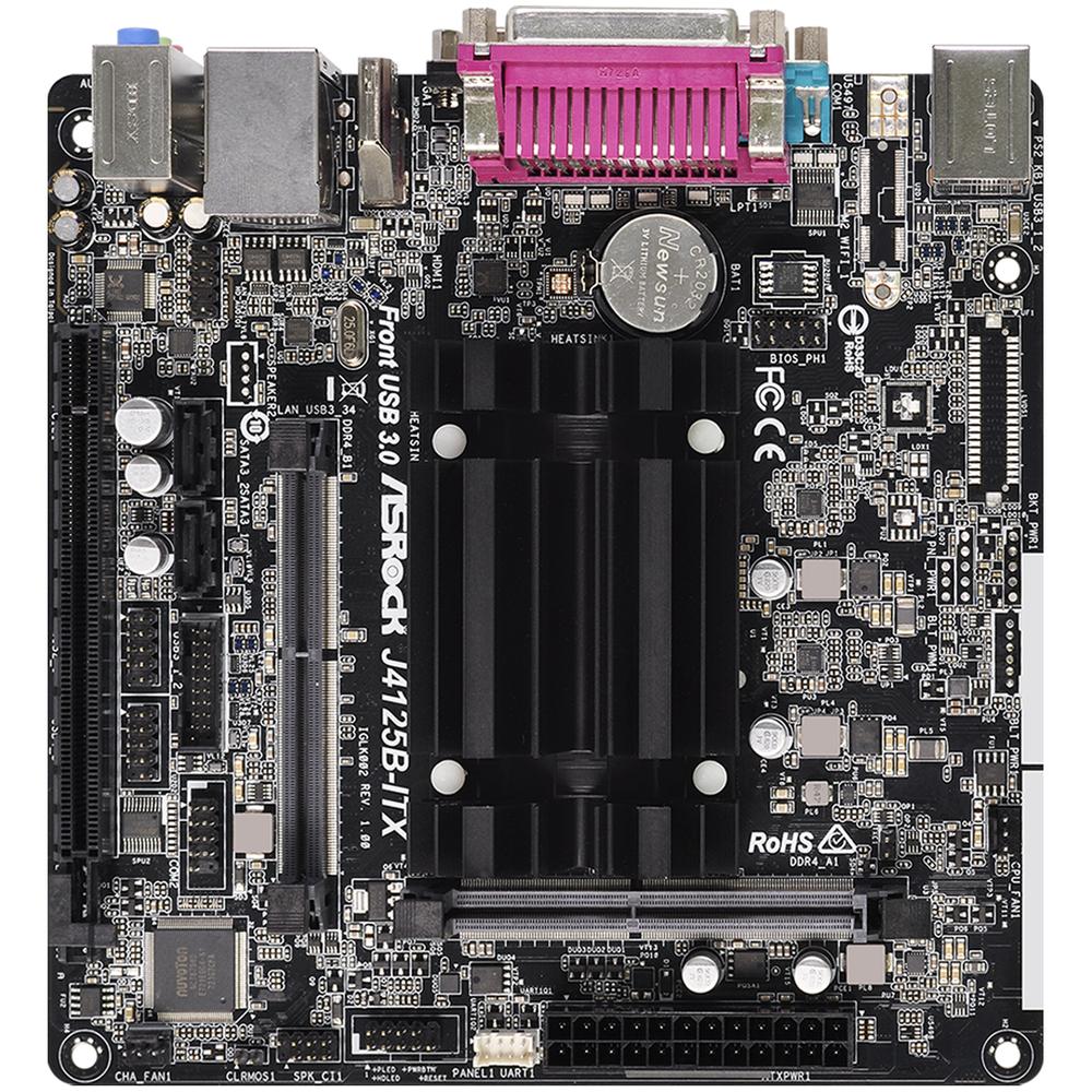 Tarjeta Madre Asrock J4125b-Itx Quad-Core 2x Ddr4 Pcie 2.0 Mini Itx ...