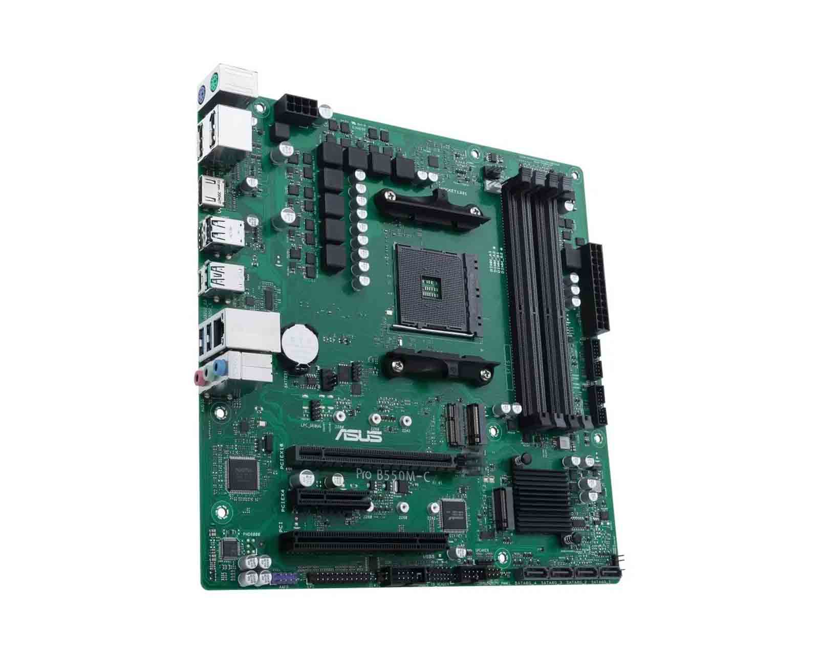 Foto 4 pulgar | Tarjeta Madre Asus Micro Atx Pro B550m-c/csm Amd B550 128gb Ddr4