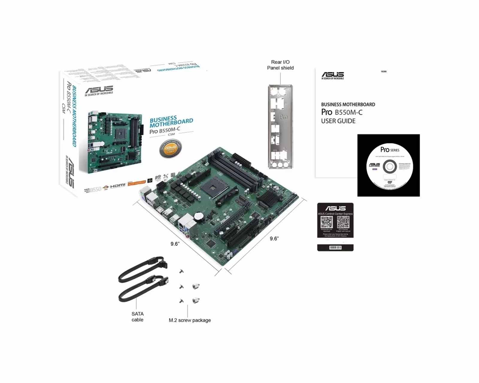 Foto 7 pulgar | Tarjeta Madre Asus Micro Atx Pro B550m-c/csm Amd B550 128gb Ddr4