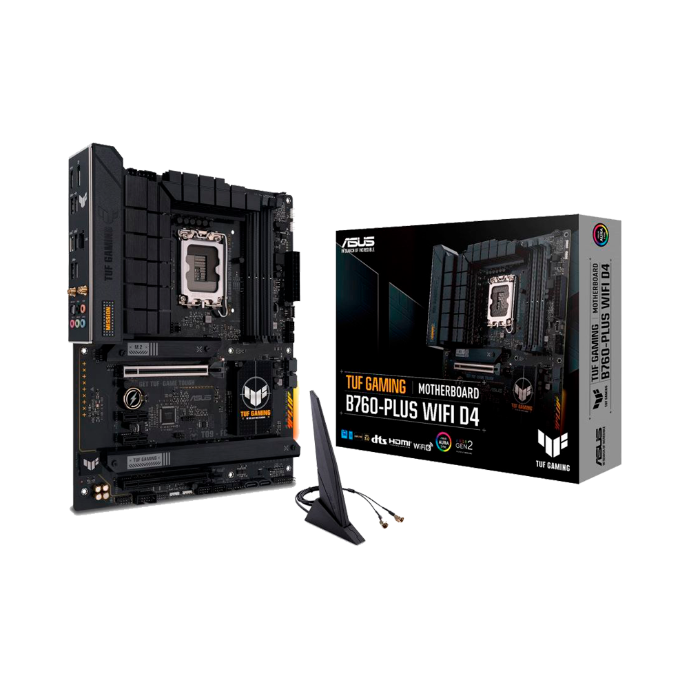 Foto 2 pulgar | Tarjeta Madre Asus Tuf Gaming B760-plus Wifi D4  Intel DDR4 LGA1700