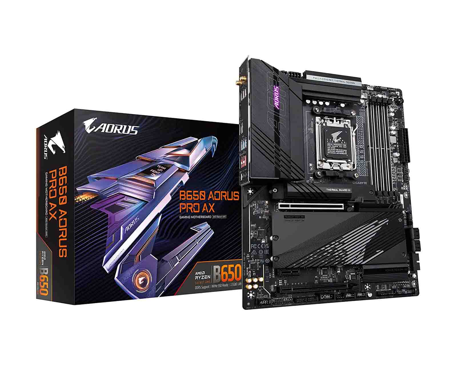 Foto 2 pulgar | Tarjeta Madre Gigabyte B650 Aorus Elite AX S-AM5 AMD B650 HDMI 128gb DDR5 para AMD