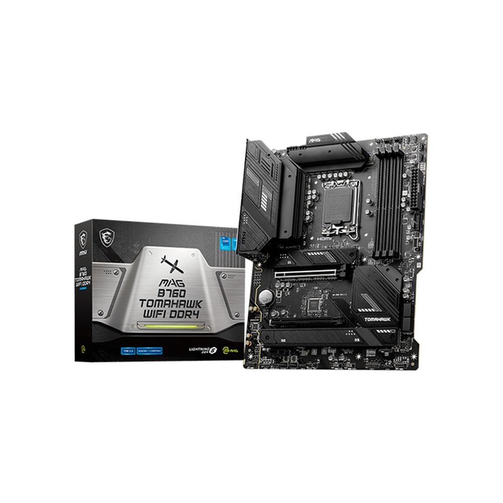 Foto 6 pulgar | Tarjeta Madre MSI Mag B760 Tomahawk Wifi 1700 4x Ddr4 Usb C Bluetooth ATX color Negro