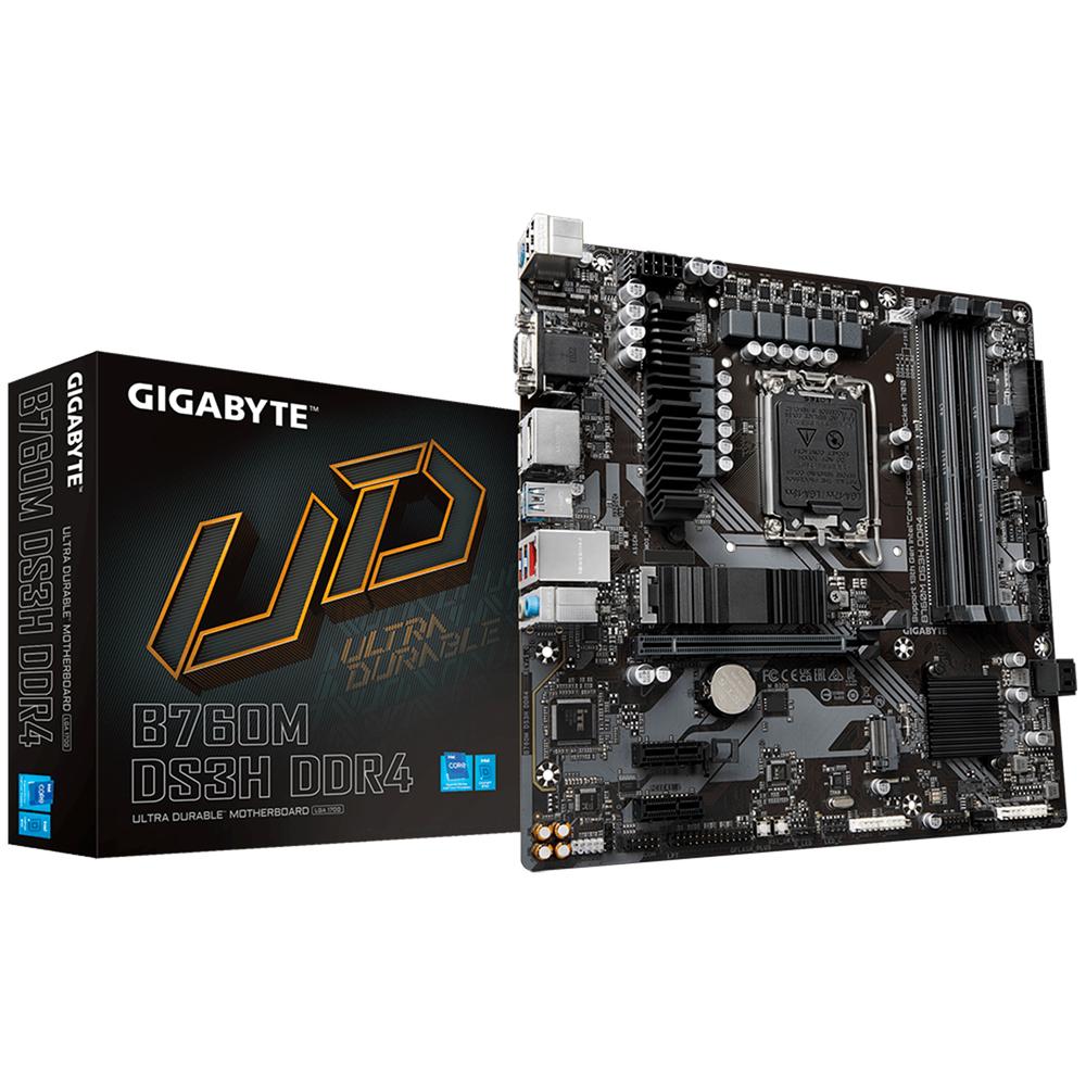 Foto 2 pulgar | Tarjeta Madre Gigabyte B760M DS3H DDR4 Intel 1700 Micro-ATX