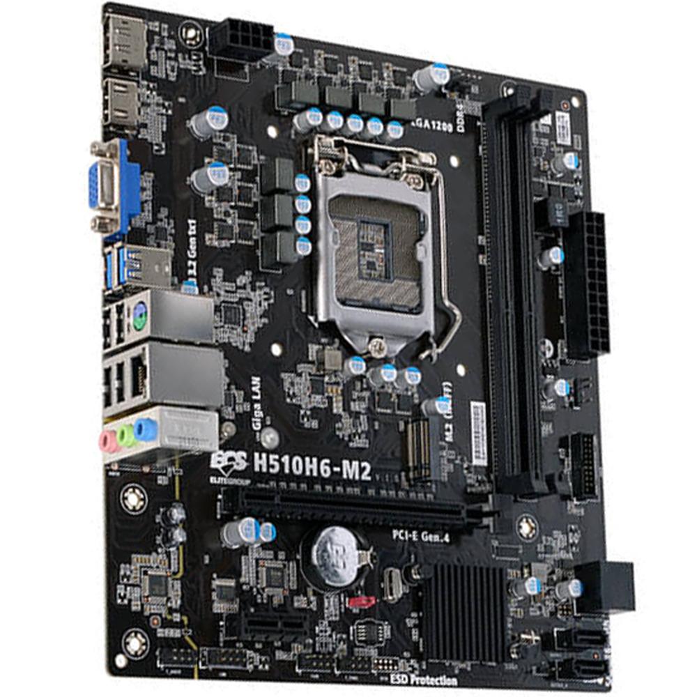 Foto 4 pulgar | Tarjeta Madre Ecs H510h6-m2 Intel 1200 Ddr4 Micro Atx Pcie 4.0