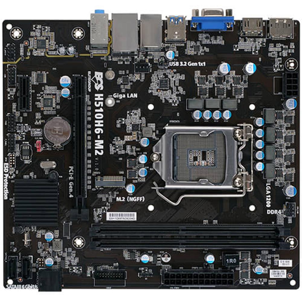 Foto 5 pulgar | Tarjeta Madre Ecs H510h6-m2 Intel 1200 Ddr4 Micro Atx Pcie 4.0