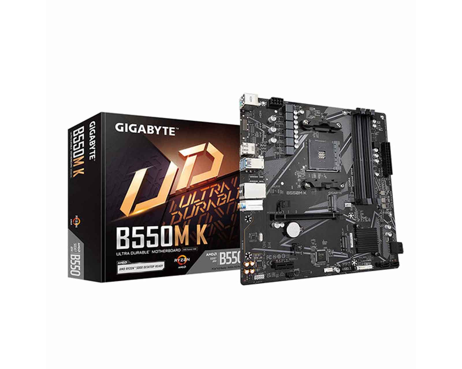 Foto 2 pulgar | Tarjeta Madre Gigabyte Micro ATX B550m K S-AM4 AMD B550 128gb DDR4 HDMI