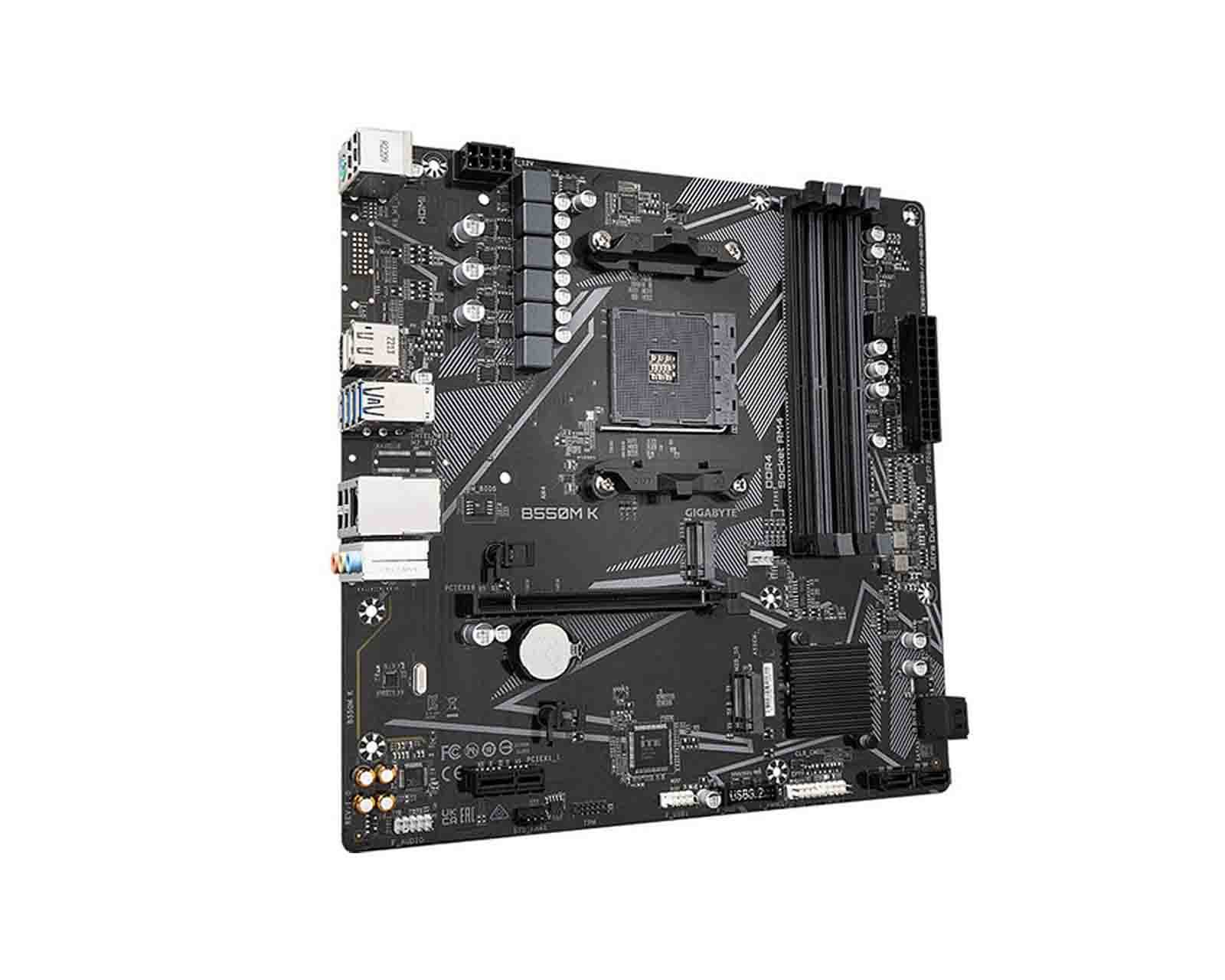 Foto 3 pulgar | Tarjeta Madre Gigabyte Micro ATX B550m K S-AM4 AMD B550 128gb DDR4 HDMI