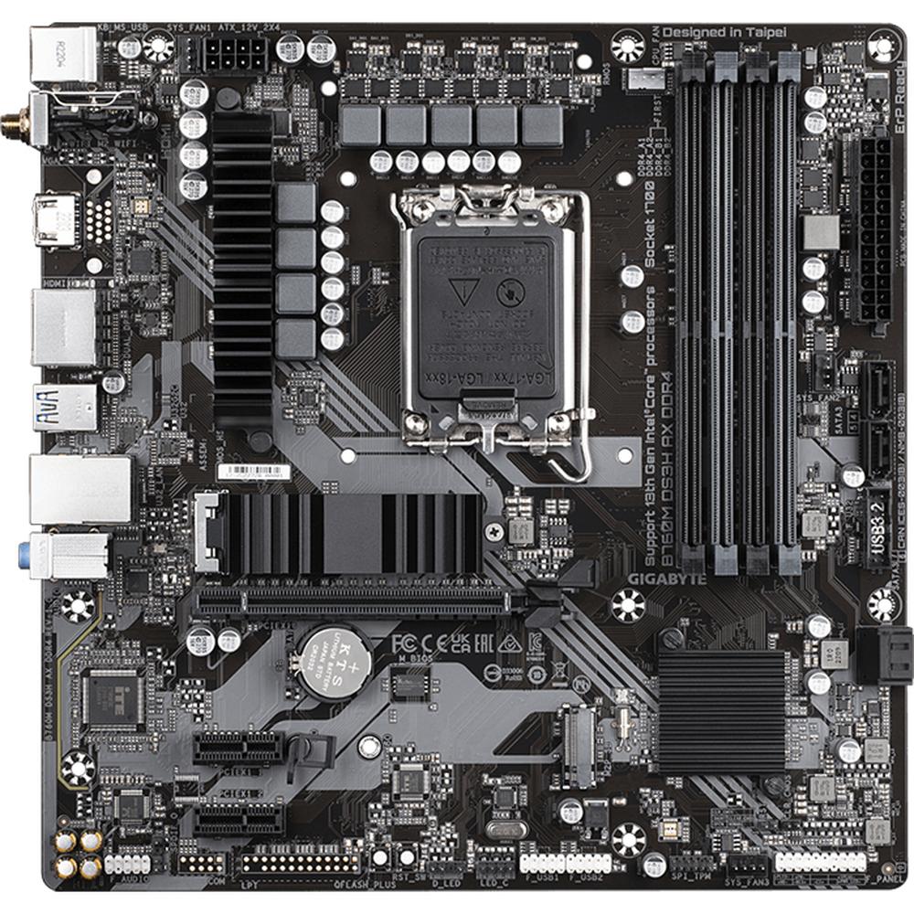 Foto 3 | Tarjeta Madre Gigabyte B760m Ds3h Ax Ddr4 Intel 1700 Wifi 6e + Bluetooth Micro Atx