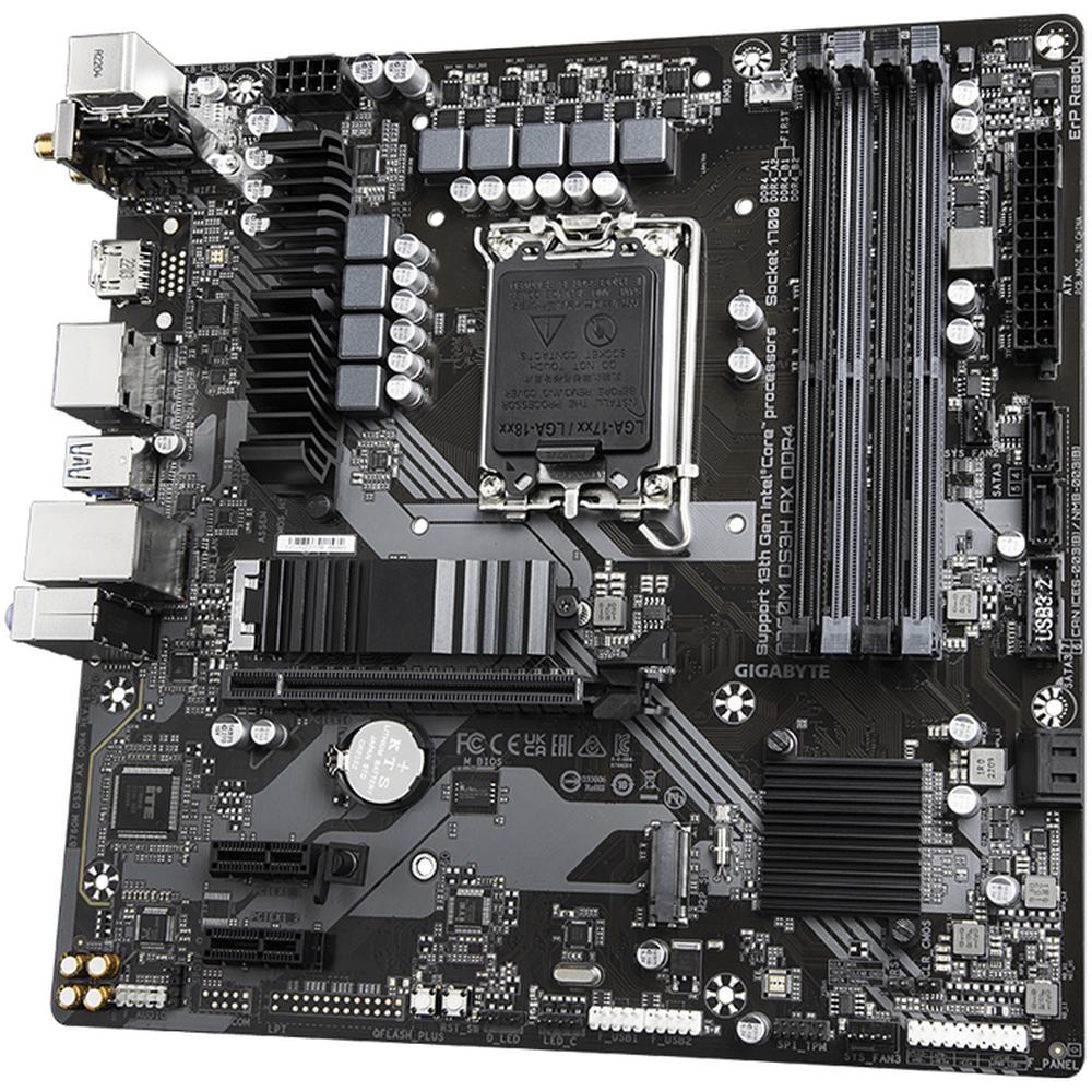 Foto 4 | Tarjeta Madre Gigabyte B760m Ds3h Ax Ddr4 Intel 1700 Wifi 6e + Bluetooth Micro Atx