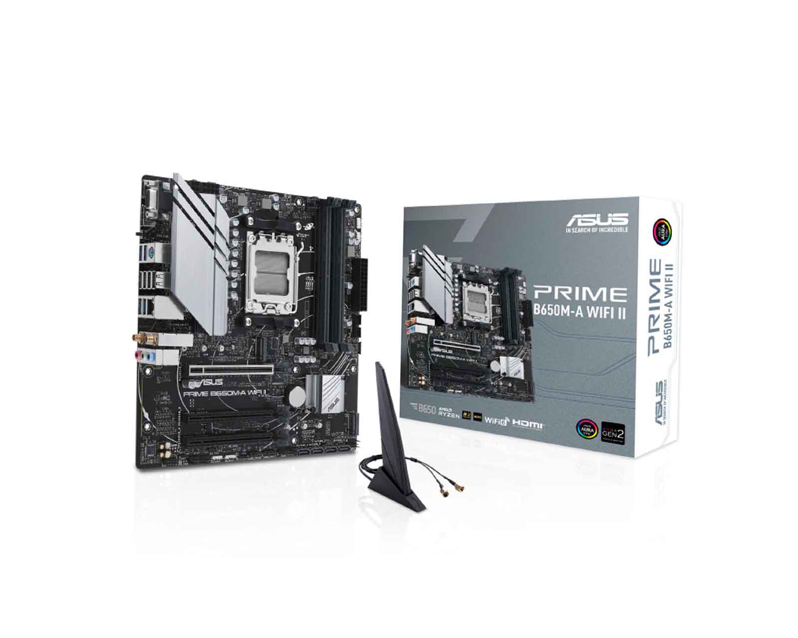 Foto 2 pulgar | Tarjeta Madre Asus Micro Atx Prime B650m-a Wifi Ll S-am5 B650 Hdmi