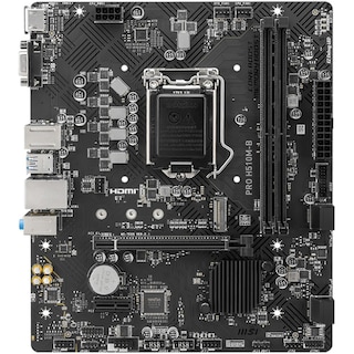 Foto 3 | Tarjeta Madre Msi Pro H510m-b Intel 1200 2x Ddr4 M.2 Pcie 3.0 Micro Atx Color Negro