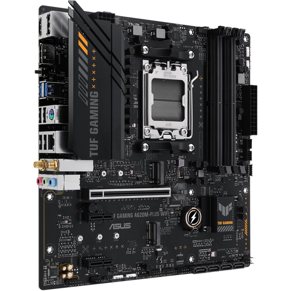 Foto 3 pulgar | Tarjeta Madre Asus Tuf Gaming A620m-plus Wifi Amd Am5 Ddr5 Wifi 6 Bluetooth Micro Atx