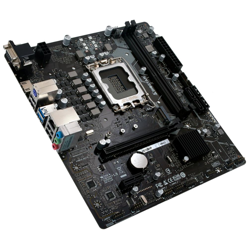 Foto 3 pulgar | Tarjeta Madre Biostar H610mhp Intel 1700 2x Ddr4 M.2 Pcie 3.0 Micro Atx