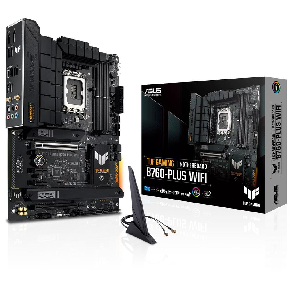 Foto 2 pulgar | Tarjeta Madre Asus Tuf Gaming B760-plus Wifi LGA1700 4X DDR5 3x M.2 Pcie 5.0 USB-C Wifi 6 BT 5.2 ATX