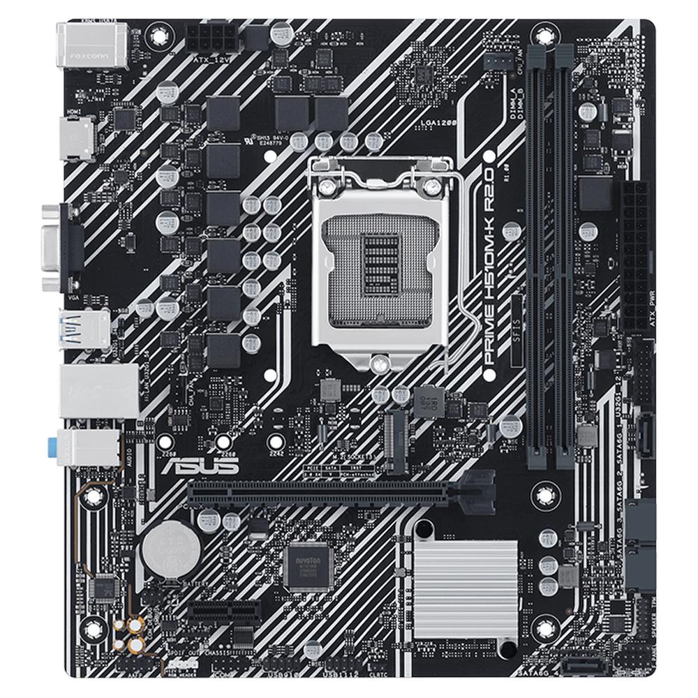 Foto 3 pulgar | Tarjeta Madre Asus Prime H510M-K R2.0 Intel 1200 DDR4 Micro ATX