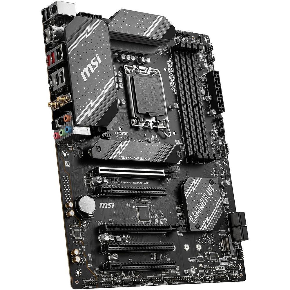 Foto 3 pulgar | Tarjeta Madre Msi B760 Gaming Plus Wifi Lga1700 4x Ddr5 2x M.2 Pcie 4.0 Usb-c Wifi 6e Bt 5.3 Atx