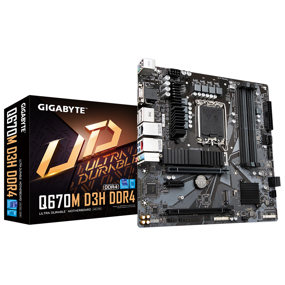 Foto 2 pulgar | Tarjeta Madre Gigabyte Q670m D3h Ddr4 Chipset Intel