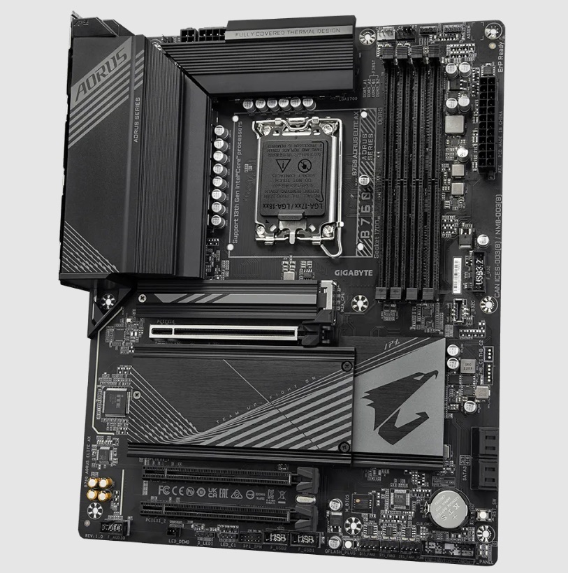 Foto 3 pulgar | Motherboard Gigabyte B760 Aorus Elite Ax (rev. 1.x) Intel 14th/13th/12th Ddr5