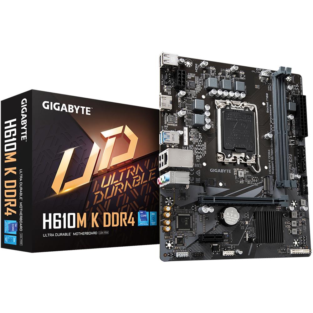 Foto 2 pulgar | Tarjeta Madre Gigabyte H610m K Ddr4 Lga1700 2x Ddr4 1x M.2 Pcie 3.0 Micro Atx