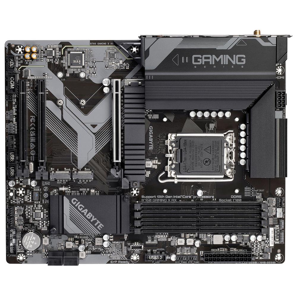 Foto 5 | Tarjeta Madre Gigabyte B760 Gaming X Ax Lga 1700 4x Ddr5 2x M.2 Pcie 4.0 Usb-c Wifi 6e Bt 5.3 Atx