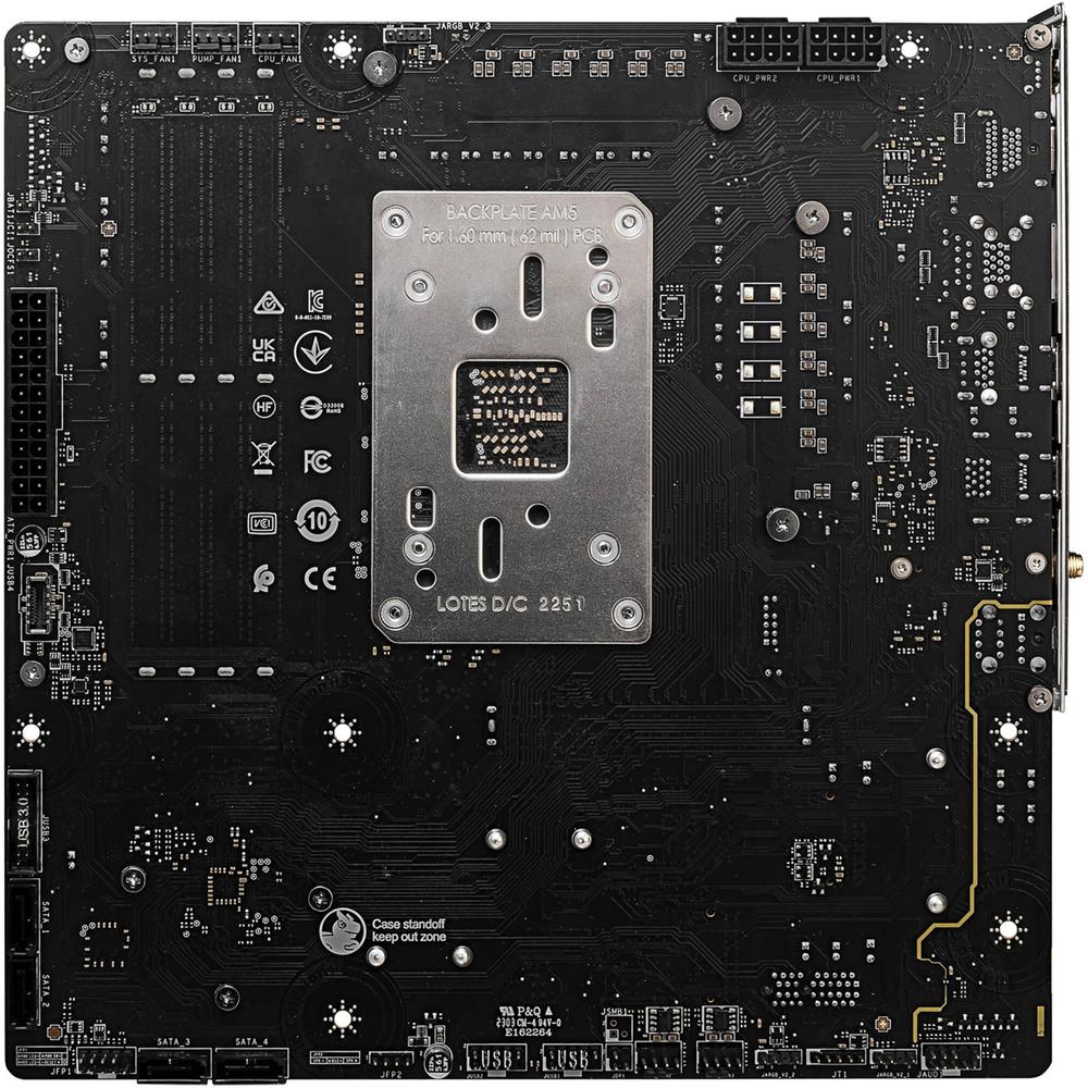 Foto 6 pulgar | Tarjeta Madre Msi B650m Project Zero Am5 4x Ddr5 2x M.2 Pcie 4.0 Usb-c Wifi 6e Bt 5.3 Micro Atx