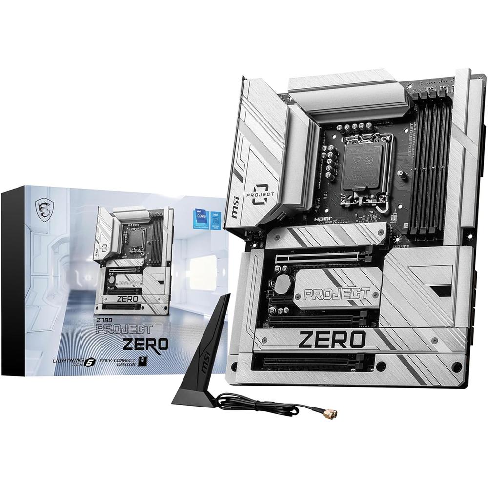 Foto 2 pulgar | Tarjeta Madre Msi Z790 Project Zero Lga 1700 4x Ddr5 4x M.2 Pcie 5.0 Usb-c Wifi 7 Bt 5.4 Atx