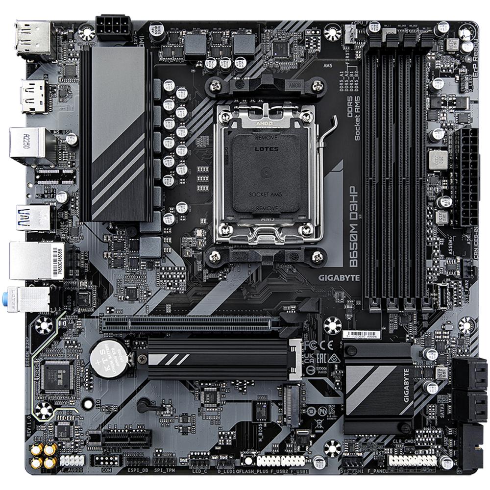 Foto 3 pulgar | Tarjeta Madre Gigabyte B650m D3hp Am5 4x Ddr5 1x M.2 Pcie 4.0 Usb-c Micro Atx