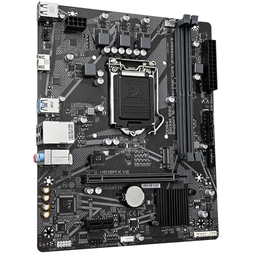 Foto 4 pulgar | Tarjeta Madre Gigabyte H510m K V2 Lga 1200 2x Ddr4 1x M.2 Pcie 3.0 Micro Atx