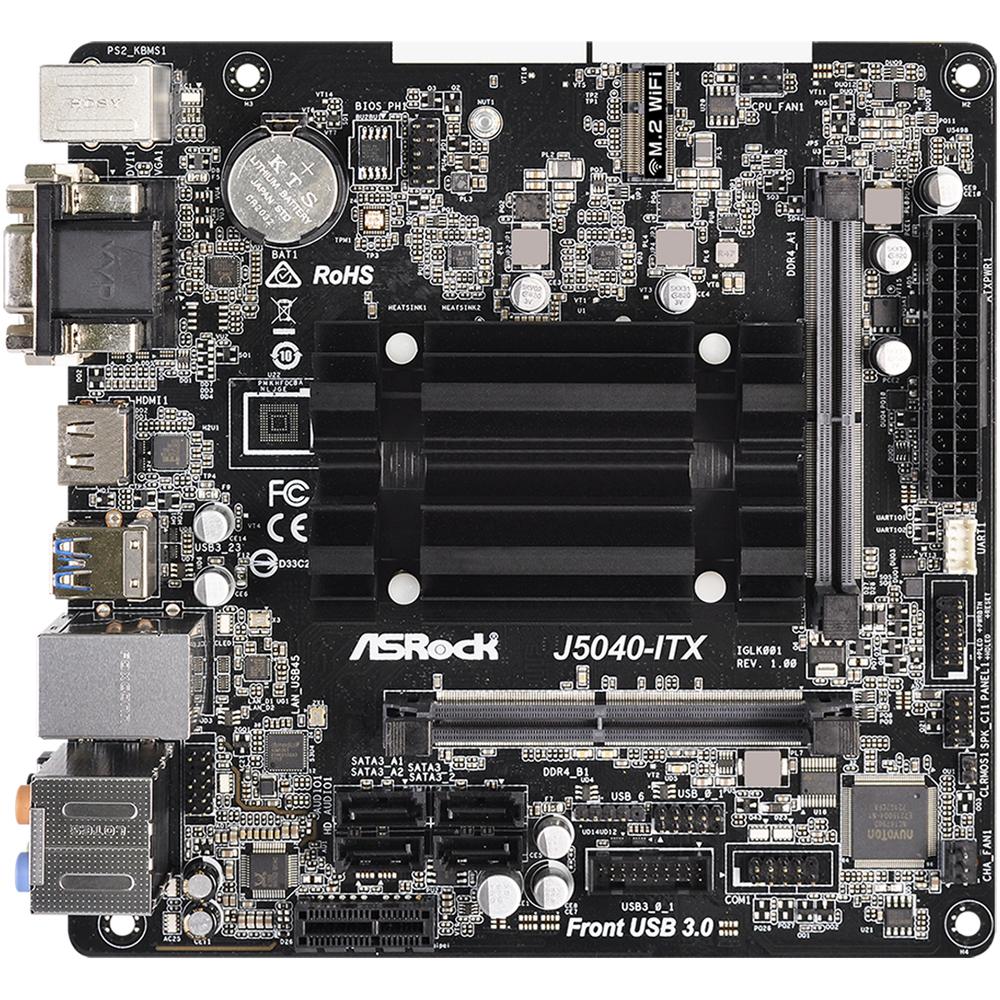 Foto 3 pulgar | Tarjeta Madre Asrock J5040-itx Pentium J5040 2x Ddr4 Pcie 2.0 Mini Itx