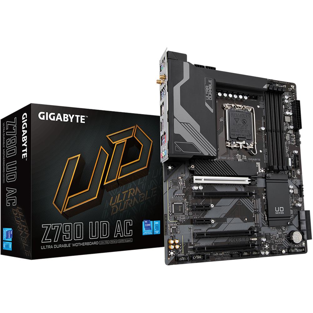 Foto 2 pulgar | Tarjeta Madre Gigabyte Z790 Ud Ac Lga 1700 4x Ddr5 3x M.2 Pcie 4.0 Usb-c Wifi Bt 4.2 Atx