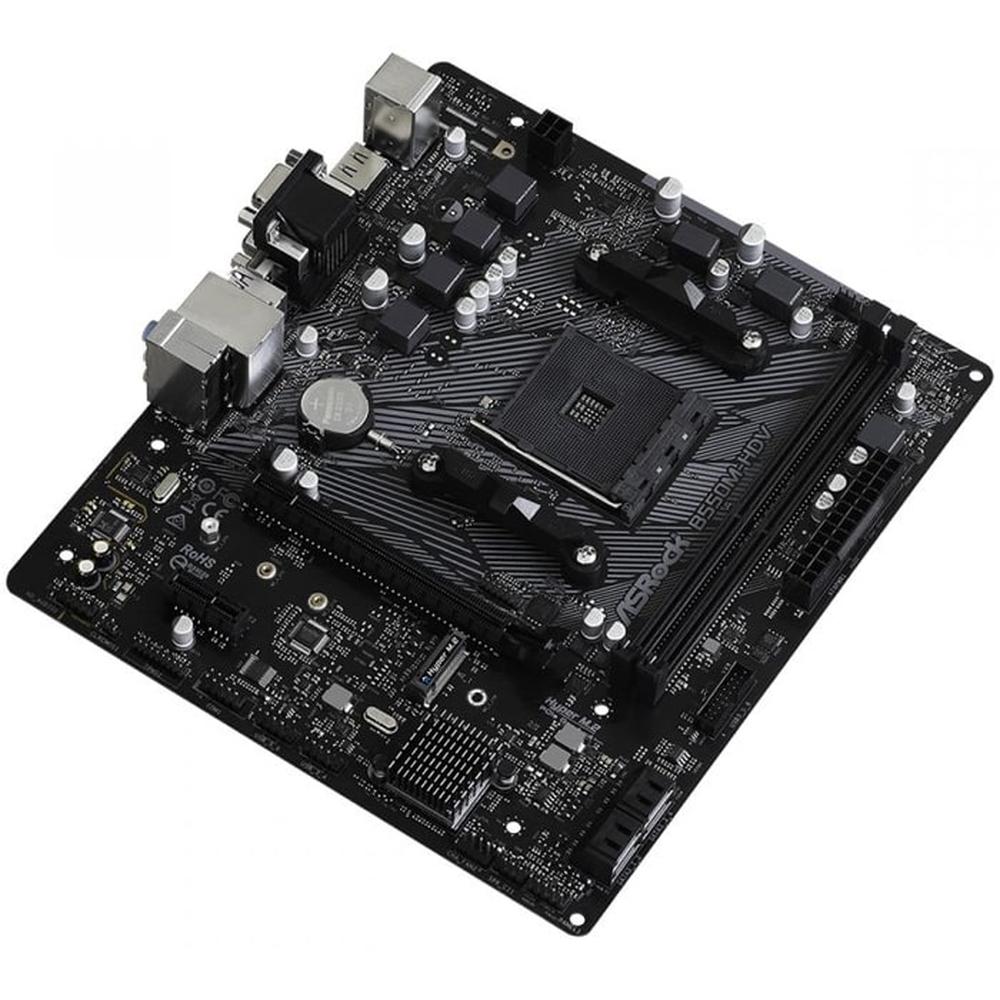 Foto 4 | Tarjeta Madre Asrock B550m-hdv Am4 2x Ddr4 1x M.2 Pcie 4.0 Micro Atx