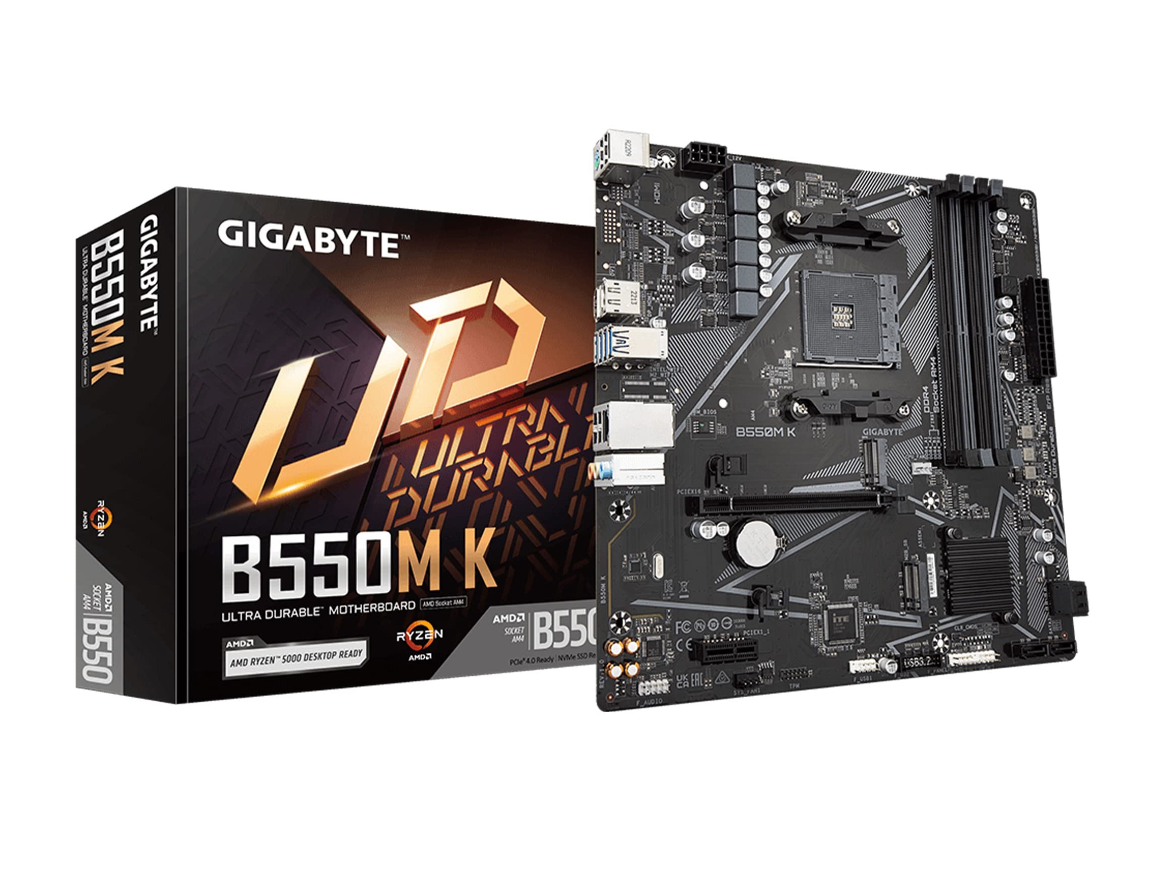 Foto 2 pulgar | Placa Madre Gigabyte B550m K Am4 Amd B550 Micro-atx con Doble M.2 - Venta Internacional