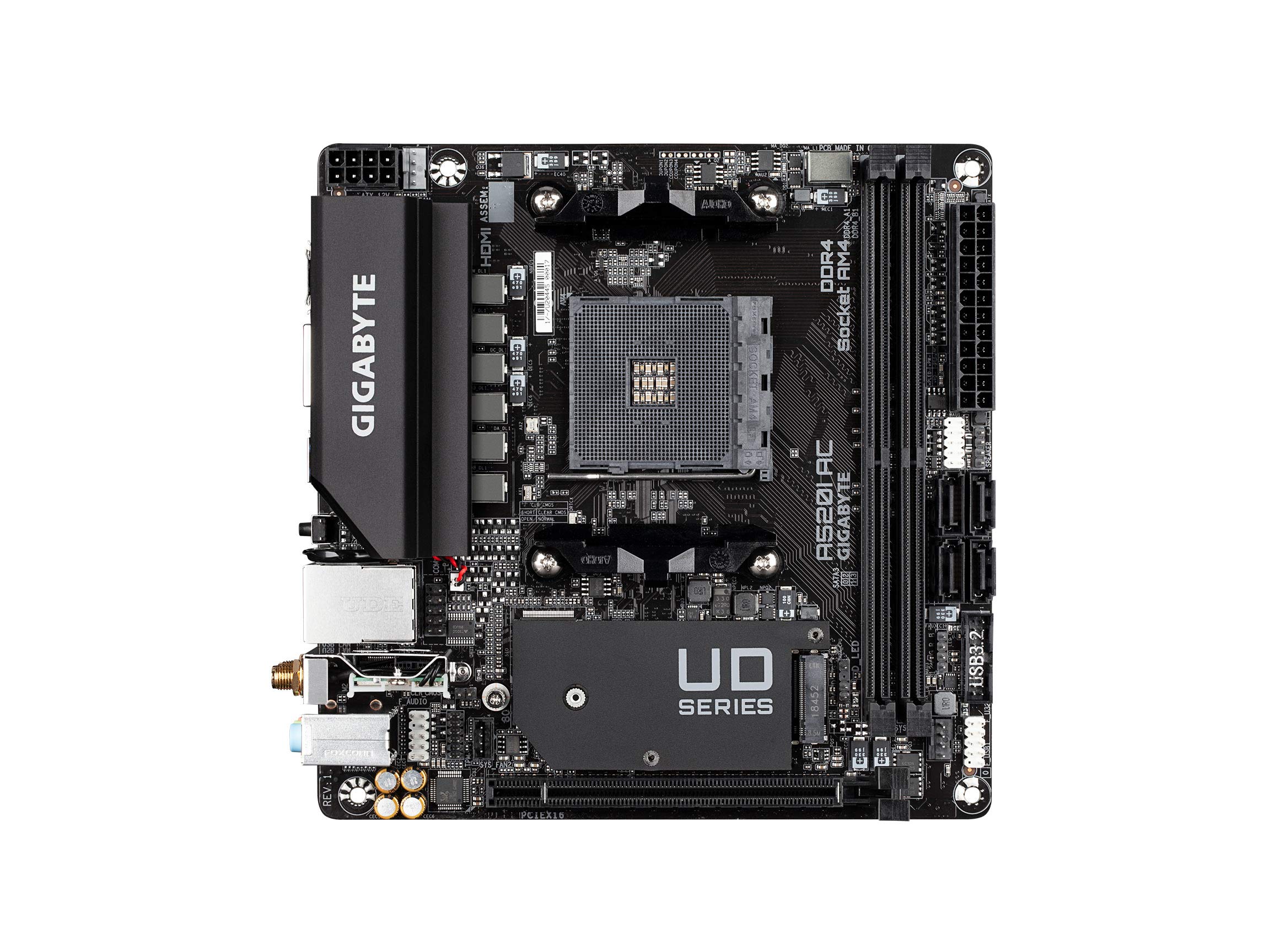 Foto 3 pulgar | Placa Madre Gigabyte A520i Ac Amd Ryzen Am4 Mini-itx - Venta Internacional