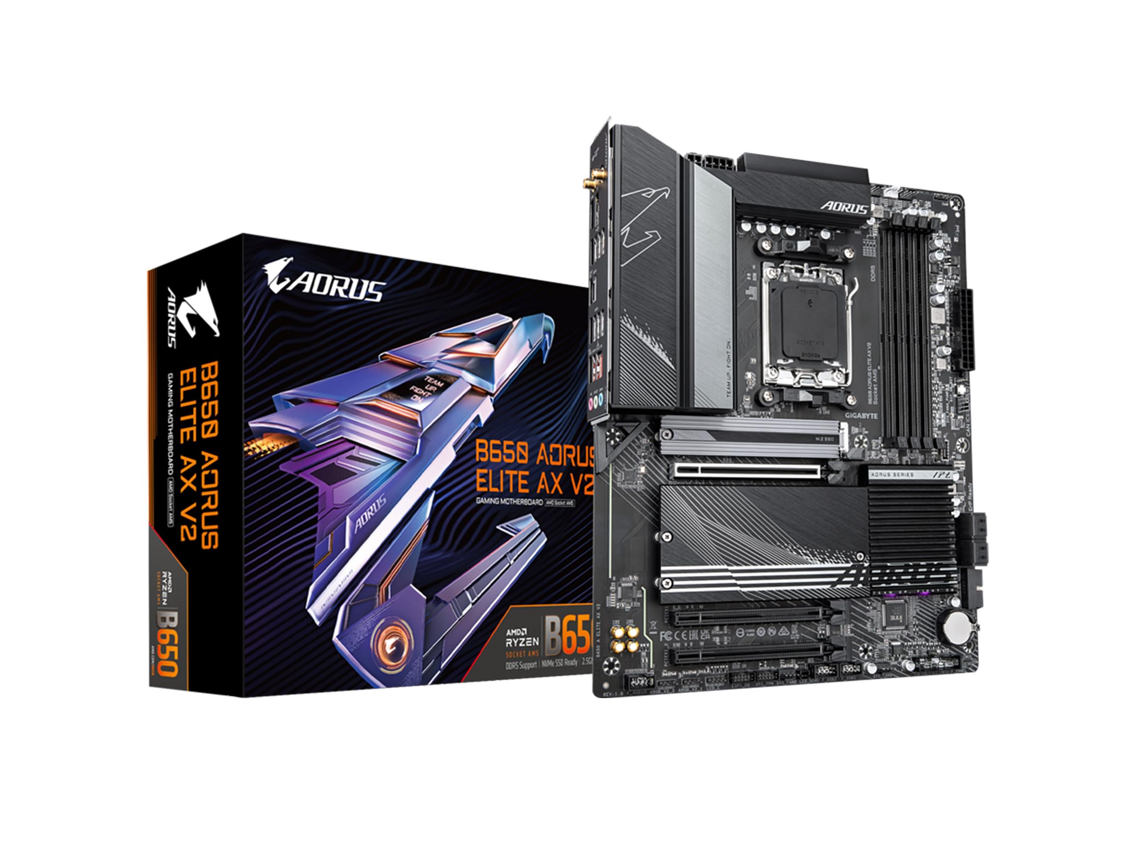 Foto 2 pulgar | Placa Madre Gigabyte B650 Aorus Elite Ax V2 Ddr5 Atx - Venta Internacional