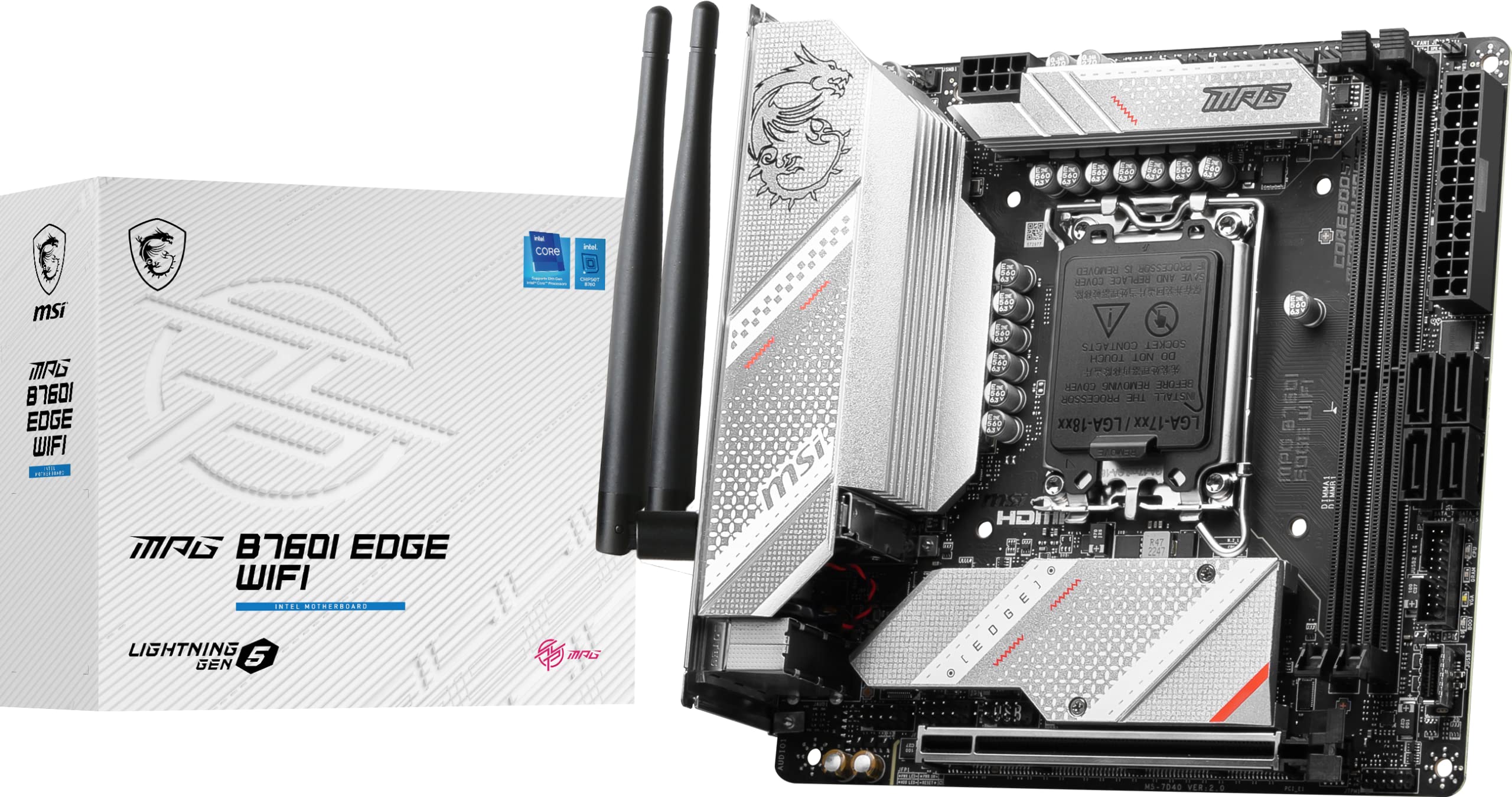 Foto 2 pulgar | Placa Madre Msi Mpg B760i Edge Wifi Gaming Lga 1700 Ddr5 - Venta Internacional