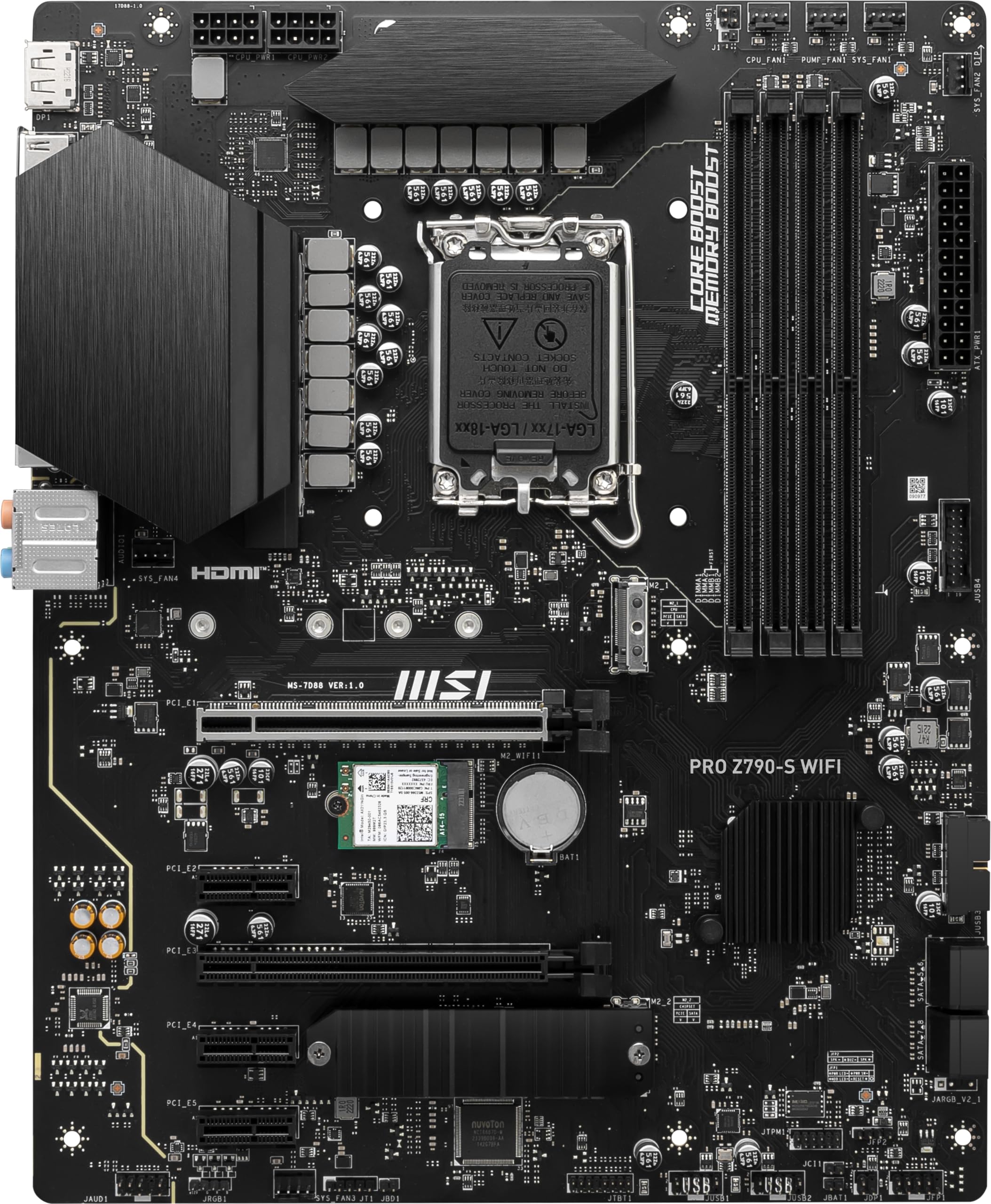 Foto 3 pulgar | Placa Madre Msi Pro Z790-s Wifi Proseries Atx Lga 1700 Ddr5 - Venta Internacional