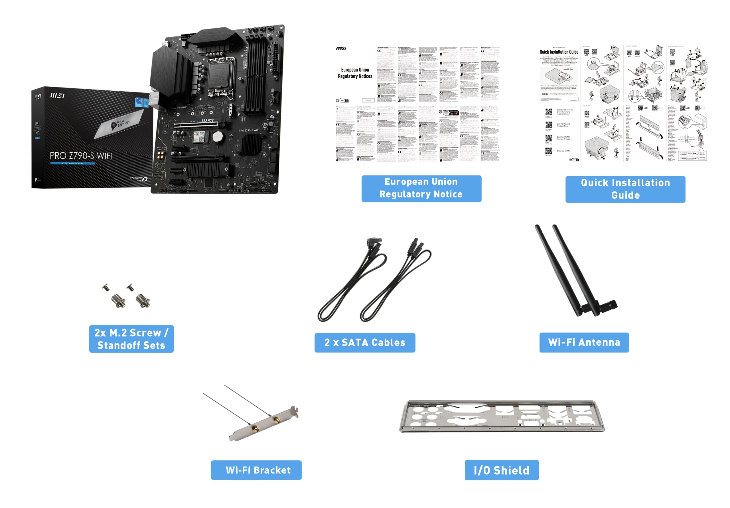 Foto 7 pulgar | Placa Madre Msi Pro Z790-s Wifi Proseries Atx Lga 1700 Ddr5 - Venta Internacional