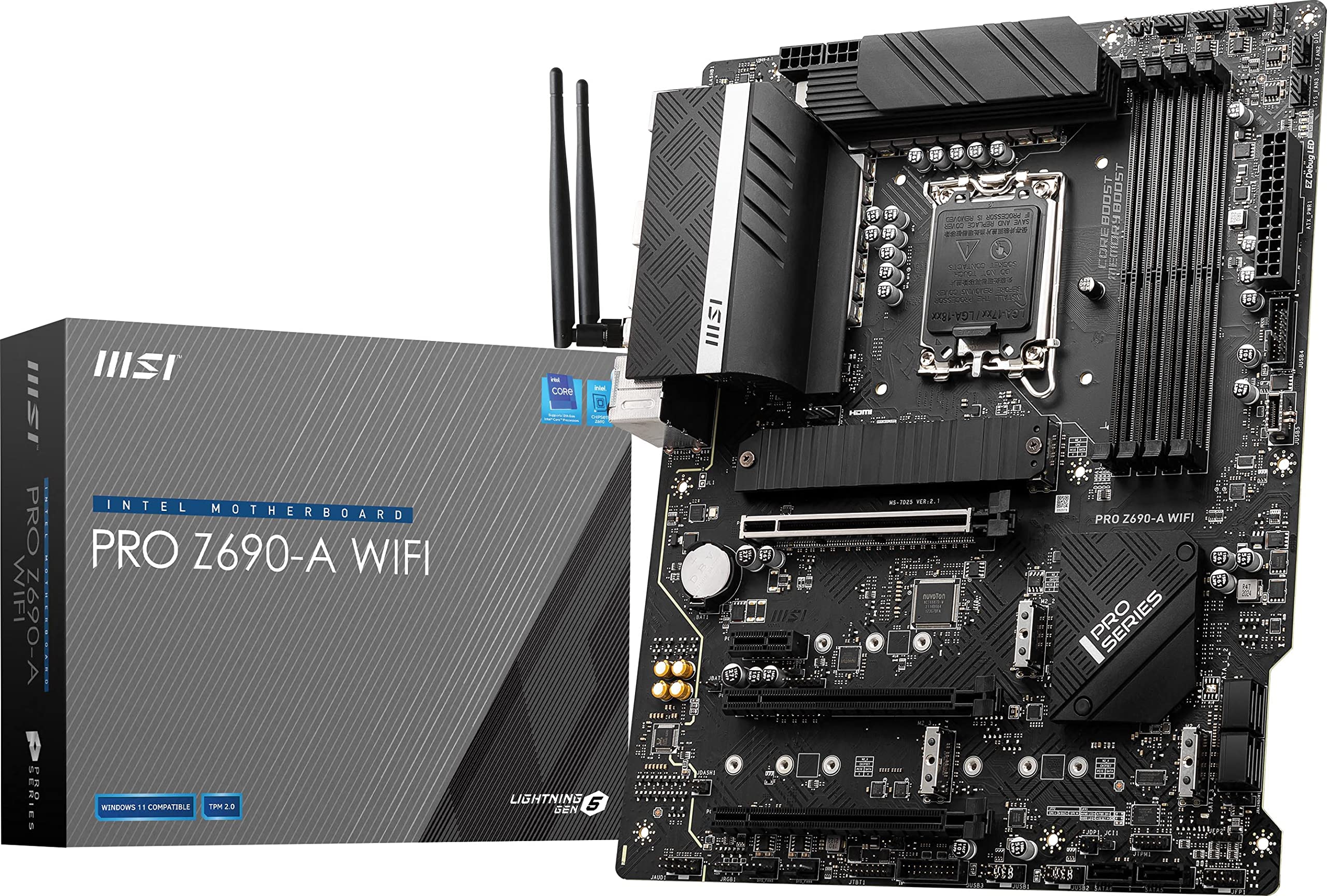 Foto 1 | Placa Madre Msi Pro Z690-a Wifi Proseries Atx Con Ddr5 - Venta Internacional