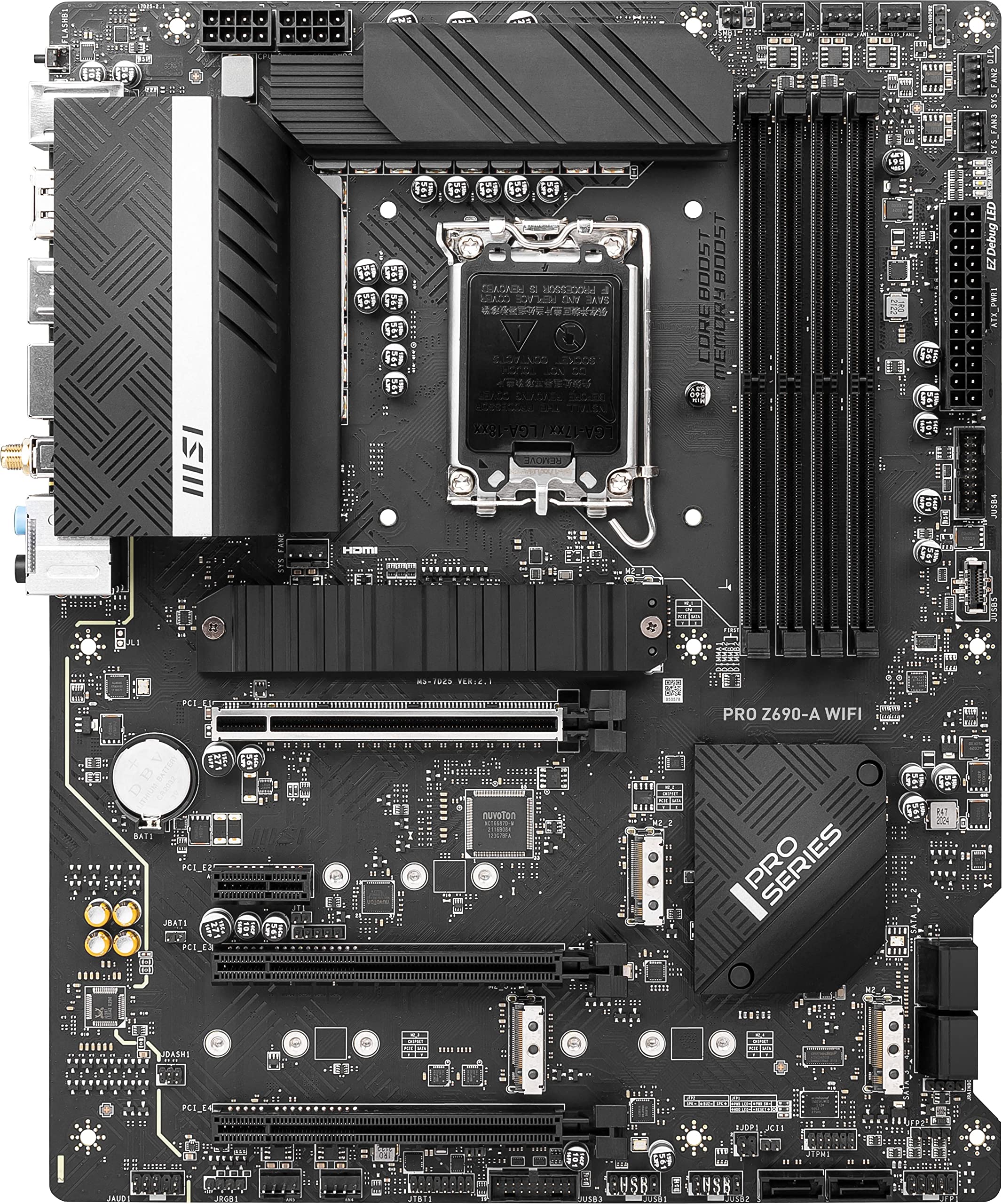 Foto 2 | Placa Madre Msi Pro Z690-a Wifi Proseries Atx Con Ddr5 - Venta Internacional