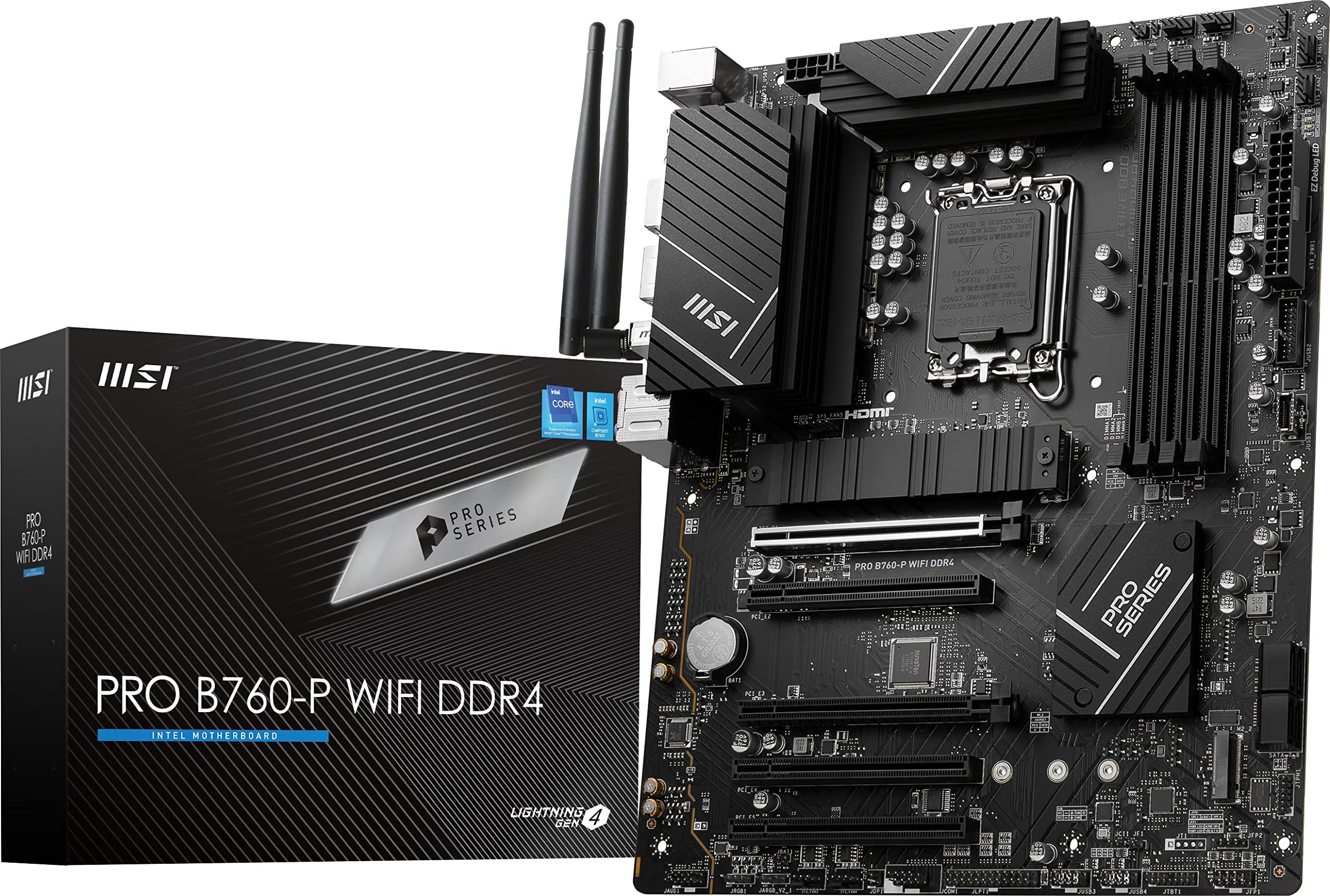 Placa Madre Msi Pro B760-p Wifi Ddr4 Proseries Atx Lga 1700 - Venta Internacional
