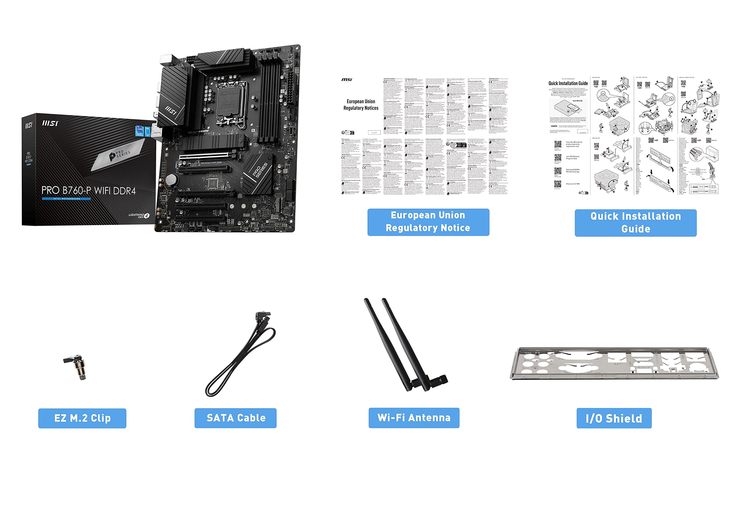 Foto 5 pulgar | Placa Madre Msi Pro B760-p Wifi Ddr4 Proseries Atx Lga 1700 - Venta Internacional