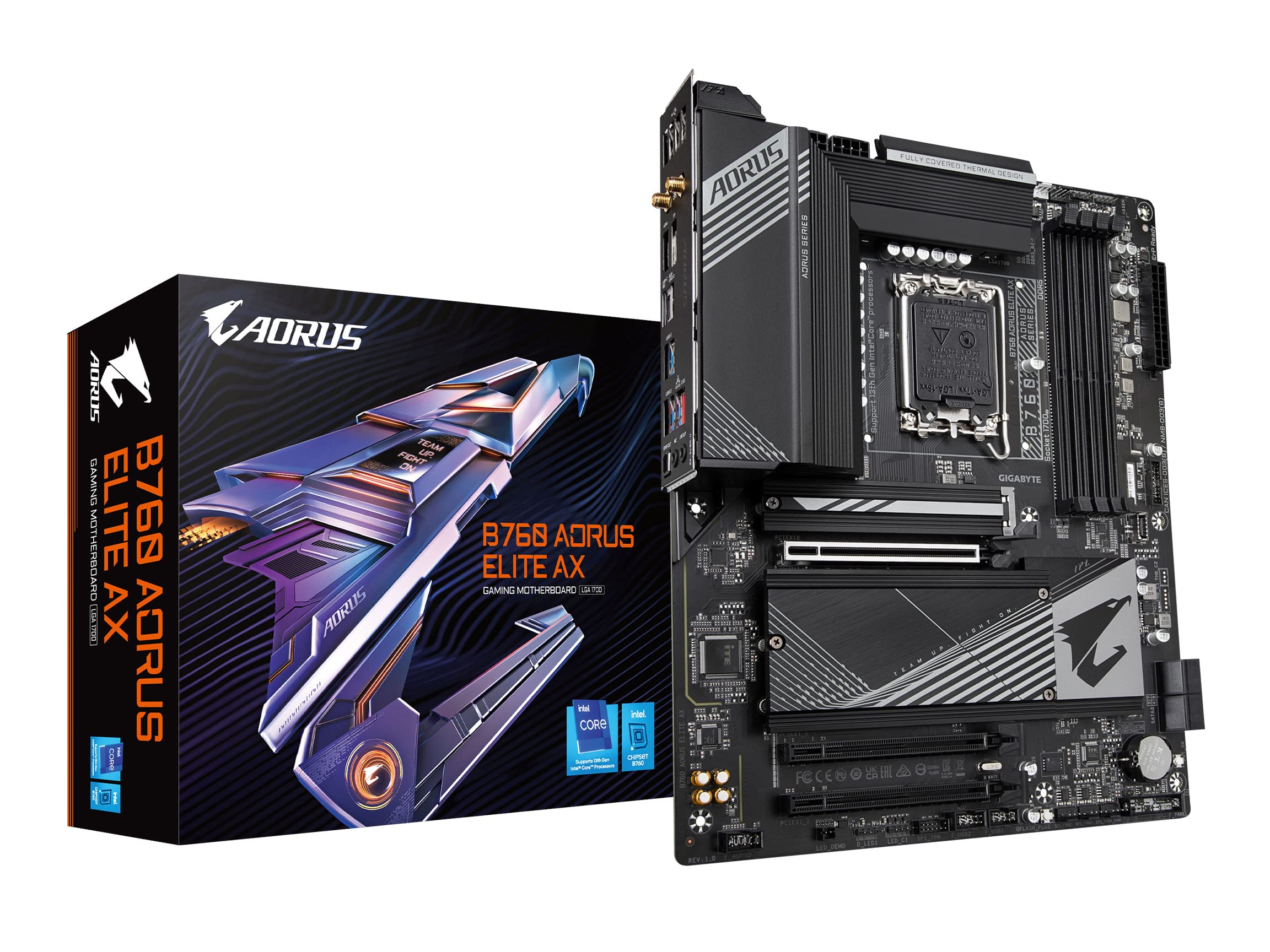 Foto 2 pulgar | Placa Madre Gigabyte B760 Aorus Elite Ax Lga 1700 Ddr5 Atx - Venta Internacional