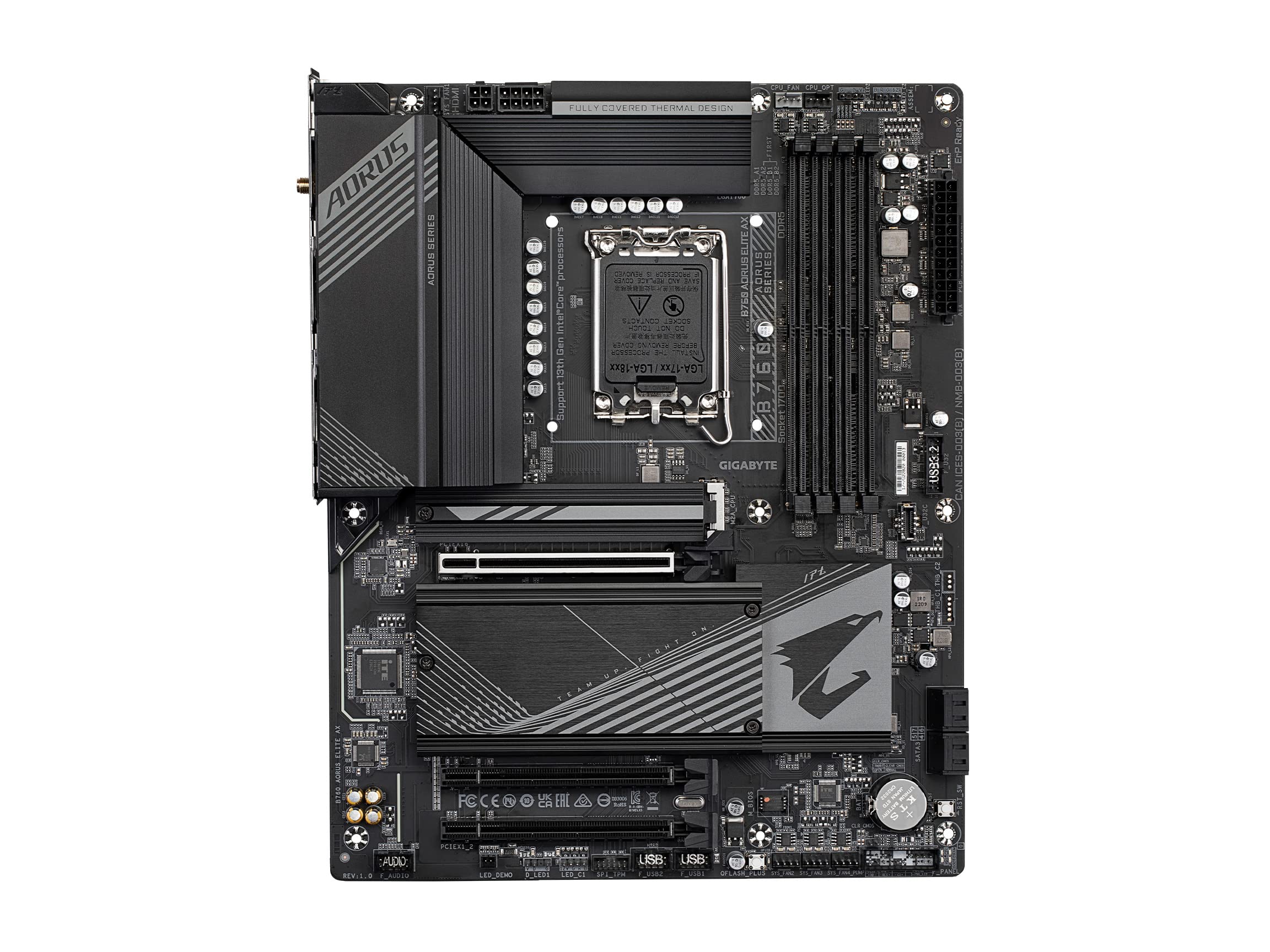 Foto 3 pulgar | Placa Madre Gigabyte B760 Aorus Elite Ax Lga 1700 Ddr5 Atx - Venta Internacional