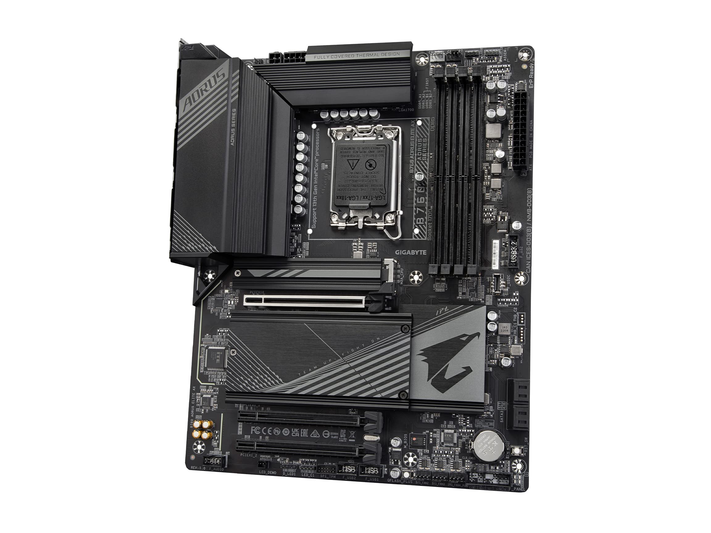 Foto 5 pulgar | Placa Madre Gigabyte B760 Aorus Elite Ax Lga 1700 Ddr5 Atx - Venta Internacional