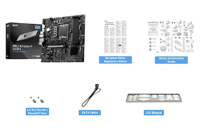 Foto 7 | Placa Madre Msi Pro B760m-p Ddr4 Proseries Lga 1700 Matx - Venta Internacional
