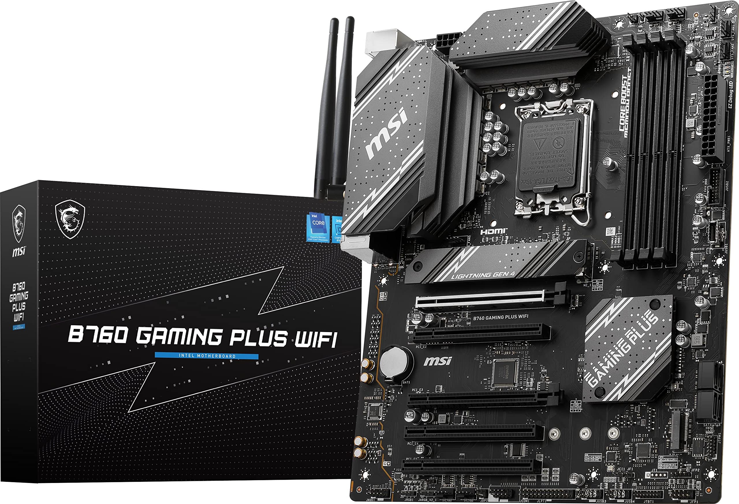 Foto 2 pulgar | Placa Madre Msi B760 Gaming Plus Wifi Atx Con Ddr5 Y Pcie 4.0 - Venta Internacional