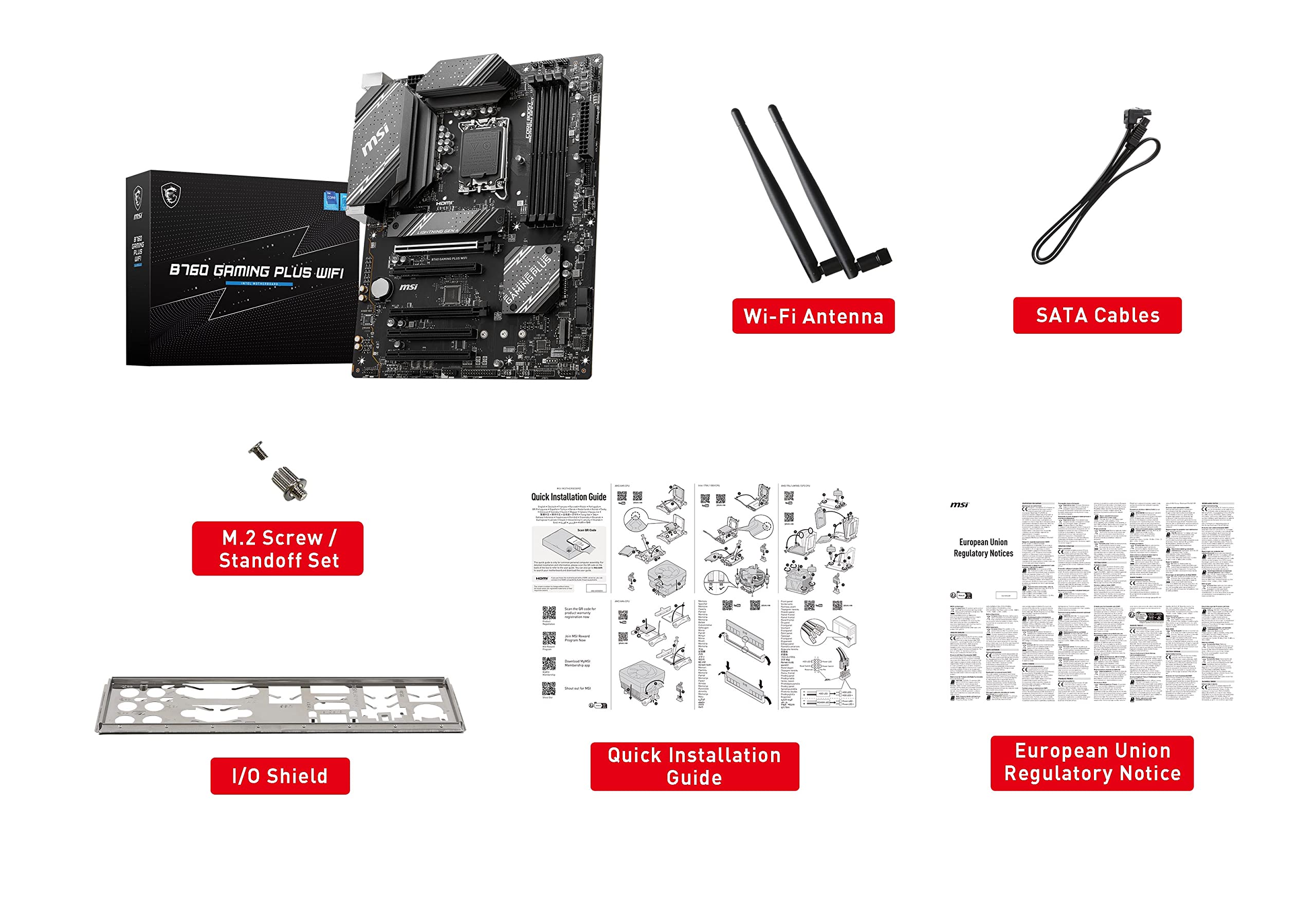 Foto 8 pulgar | Placa Madre Msi B760 Gaming Plus Wifi Atx Con Ddr5 Y Pcie 4.0 - Venta Internacional