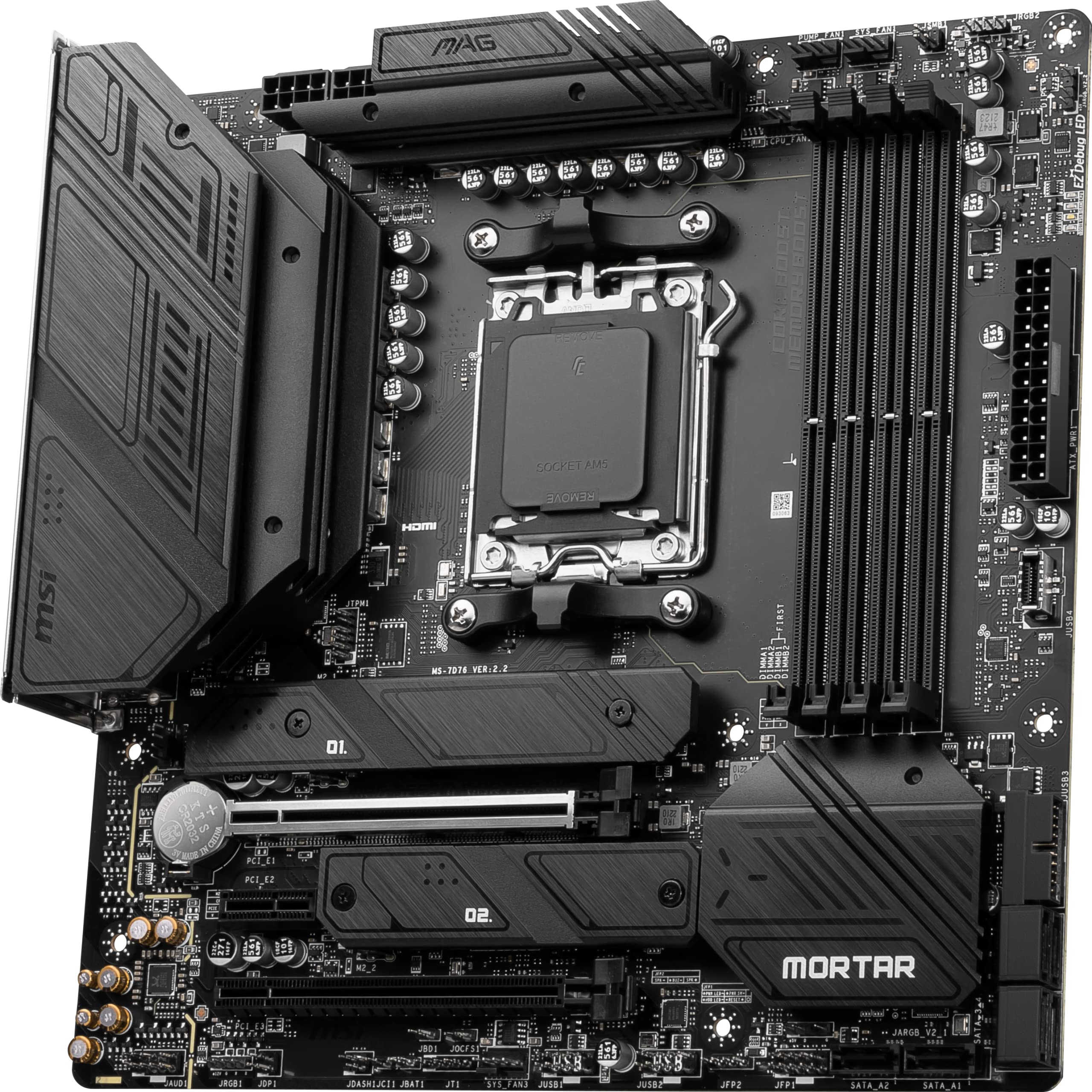 Foto 4 pulgar | Placa Madre Msi Mag B650m Mortar Wifi Gaming Matx Con Amd Ryzen 8000/7000 - Venta Internacional